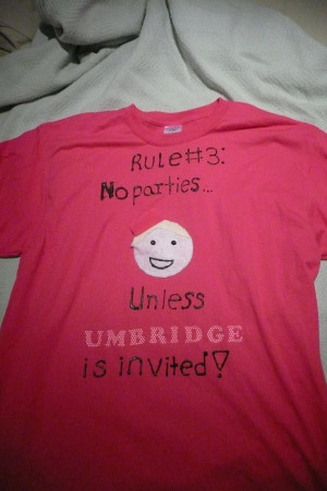 AVPS Umbridge Rules Shirt 3 by Xandi5anders