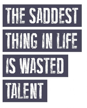Bronx Tale Wasted Talent Quote Print a bronx tale quote
