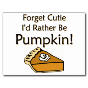 Pumpkin Sayings Postcards