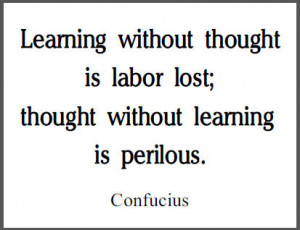 Confucius Quote on Learning