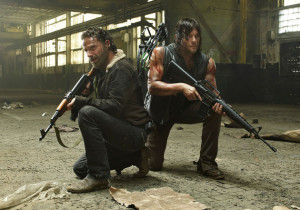 Rick and Daryl in The Walking Dead Season 5