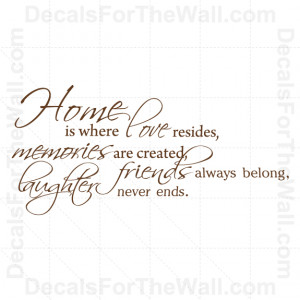 family personalized wall decals quotes