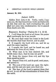 First page of lesson-sermon on Life from January 20, 1918