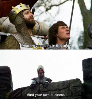Monty Python and The Holy Grail. Best. Movie. Ever. And this isn't ...