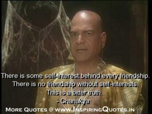 Chanakya Quotes Ssayings Friendship Self Interest Wisdom Images ...