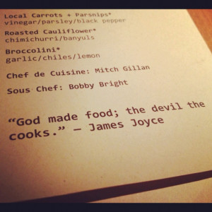 cooking quote :)