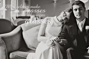 Wearing Glasses On Your Wedding Day...