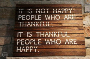 Someone else is thankful for less than what you have...