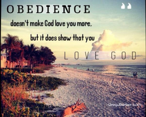 Obedience to God