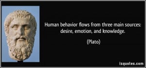 Human behavior flows from three main sources: desire, emotion, and ...