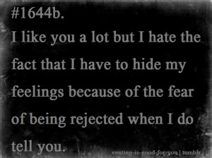 fear of rejection # fear of being rejected # rejected # hide my ...