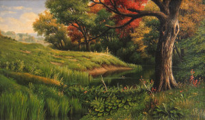 Levi Wells Prentice An Early Autumn Landscape