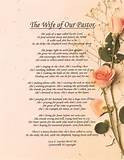 Inspirational Poems for Pastors Wife
