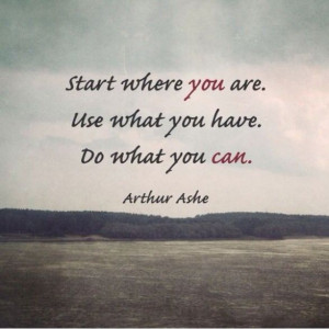 Arthur Ashe quote from Roger at Uncle Pete's tribute. January 28, 2014