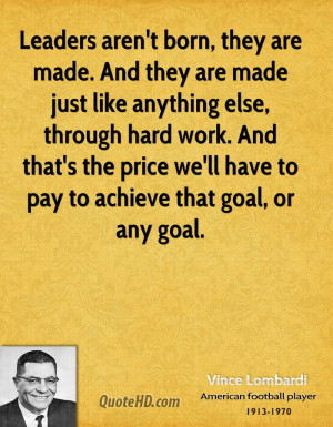 Vince Lombardi Quotes