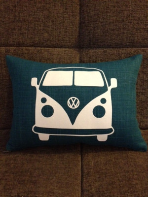 VW Inspired Campervan bolster cushion set ( T1, T2, T4/5 & T25 ...