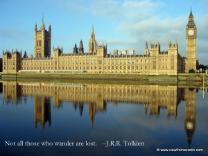 The Inspiration Series – London, England, Quote By J.R.R. Tolkien