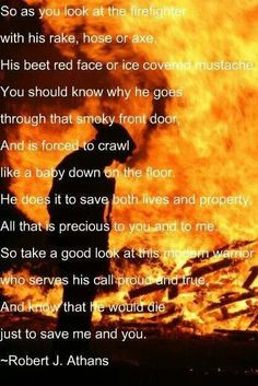 Firefighter quotes, sayings, prayers and chuckles