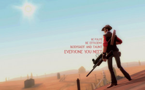 quotes team fortress 2 sniper tf2 1680x1050 wallpaper High Quality ...