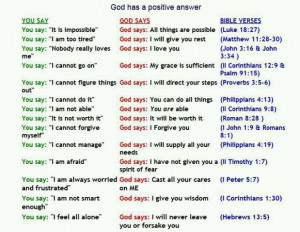 God has a positive answer! #quotes