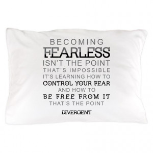 Divergent - Fearless Quote Pillow Case