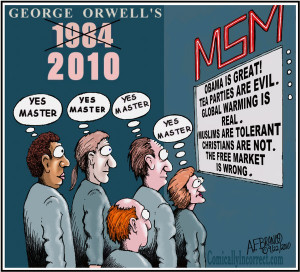 Branco: George Orwell's 1984/2010 (Cartoon)