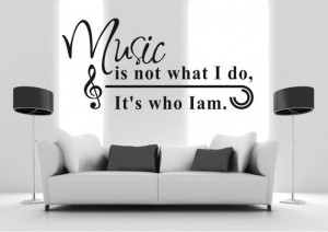 Music-Is-Not-Modern-Classic-Music-Wall-Art-Decor-Vinyl-Lettering-Wall ...
