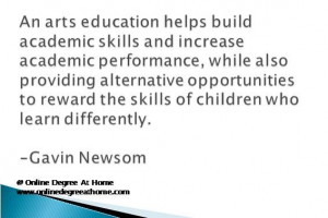 Inspirational quotes about education. An arts education helps build ...