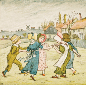 Children Playing by Kate Greenaway