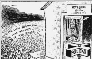 How do you think the citizens feel about not being able to vote?