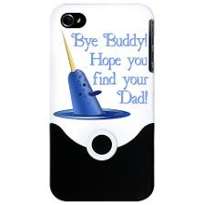 Mr. Narwhal Quote from Elf iPhone 4 Slider Case for