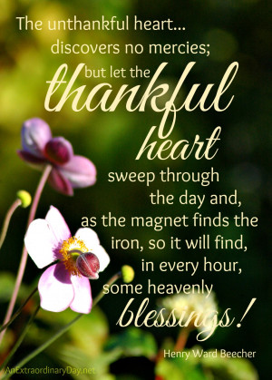 Am Blessed And Thankful Quotes #thankful heart #quote by
