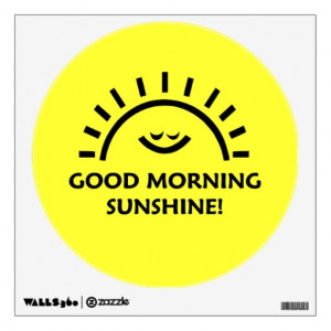 Good Morning Sunshine Wall Sticker