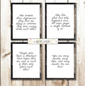 The Notebook Quote, would love to have this on my bedroom wall!