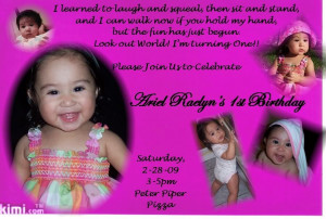 1st Birthday Quotes?