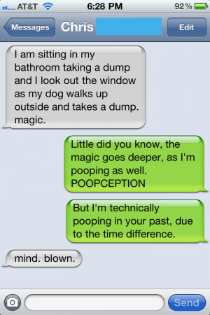 18 Funny Text Messages (9.29.11)