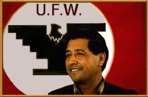 Cesar Chavez in the United Farm Workers.