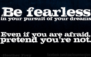 be fearless. ask me about my challenge group! www.facebook.com ...