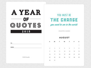 Love Calendar Quotes Quotes Typography - 2015