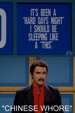 SNL Jeopardy - Norm as Burt Reynolds