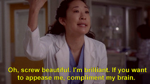 ... Yang #smart is sexy #quotes #screencaps #sandra oh #about me #greys