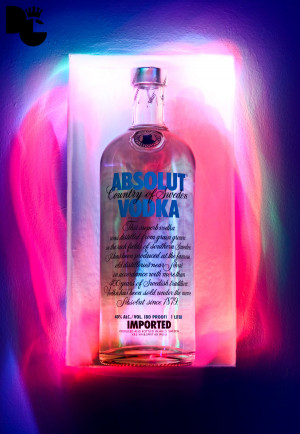 Absolut Vodka Lightpainting