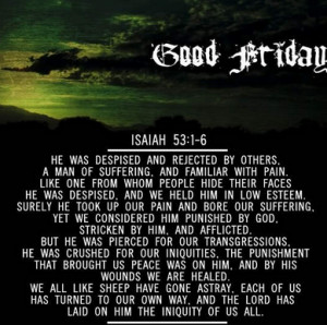 Good friday 2015 Bible Verse Images with Bible Verses