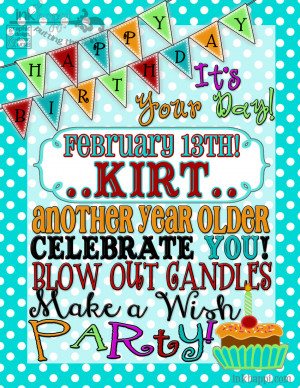 Happy 13th Birthday To Me Quotes Happy birthday kirt!