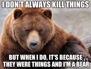 Brown Bear Talks About Its Conquests In Realist Meme