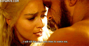 ... game of thrones gif khaleesi khal drogo Daenerys Targaryen Explosion
