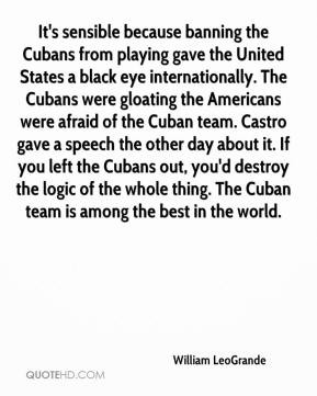 United States a black eye internationally. The Cubans were gloating ...