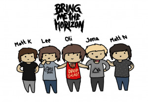 Bring Me The Horizon (Cartoon Style!) by Uniblood