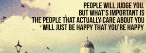 People Will Judge You facebook profile cover