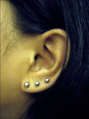 multiple ear piercings tumblr